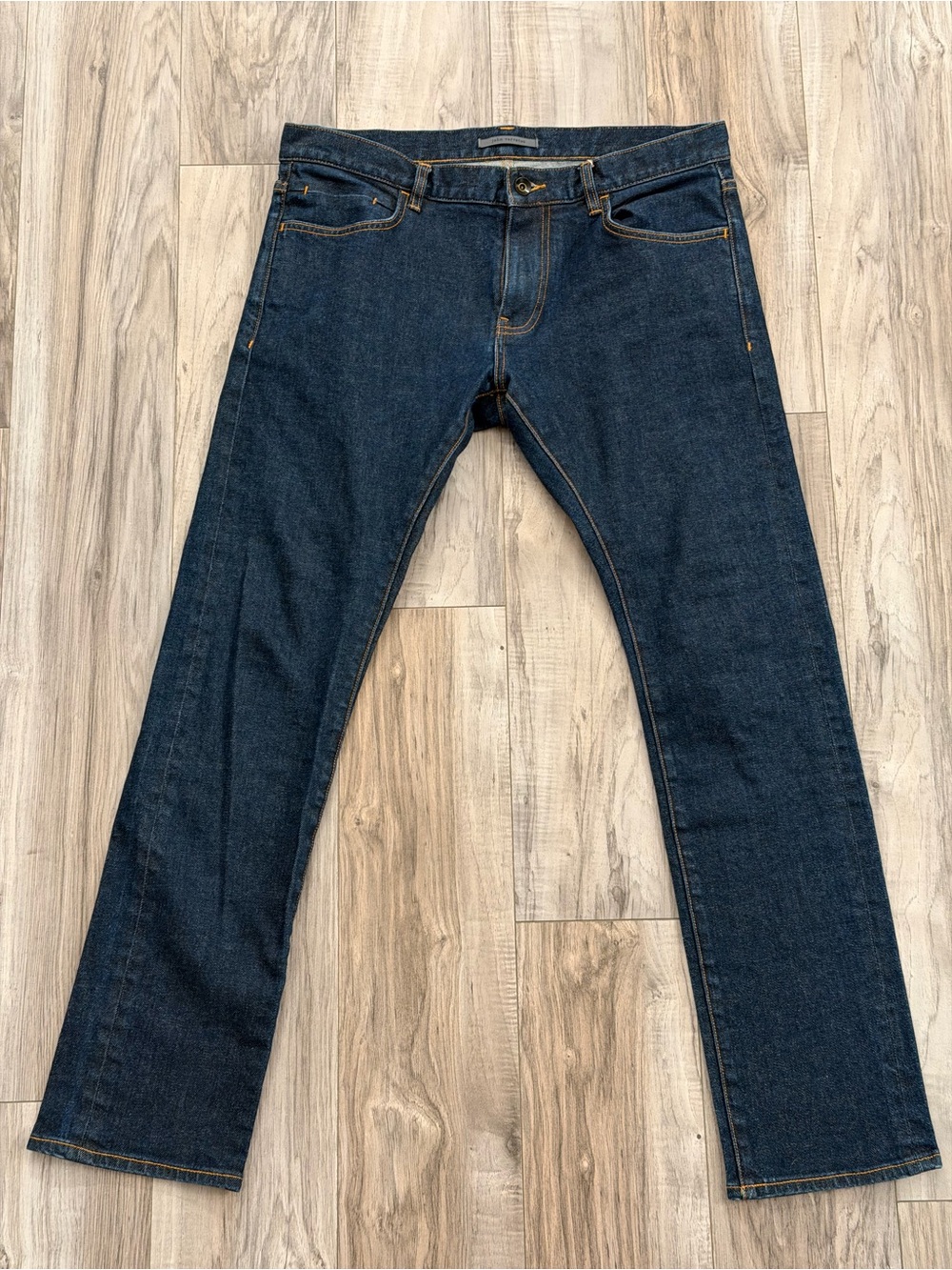 John Varvatos Collection Slim Selvedge Jeans (Size: 33W/31L; Color: Dark Blue)